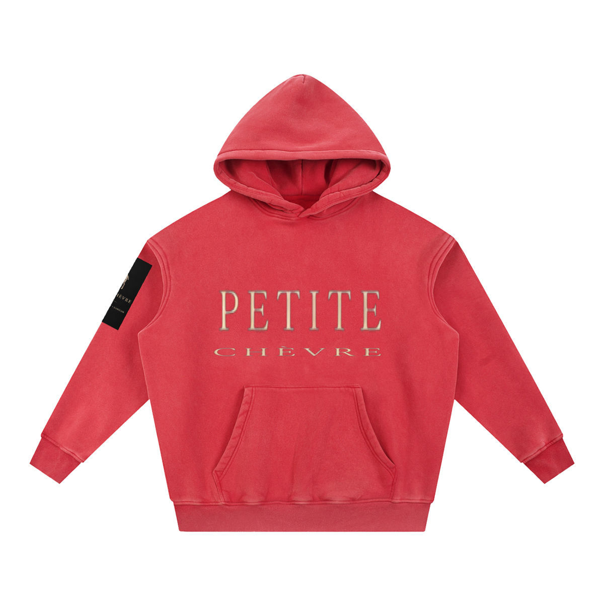 Snow Wash Fleece Oversize Hoodie