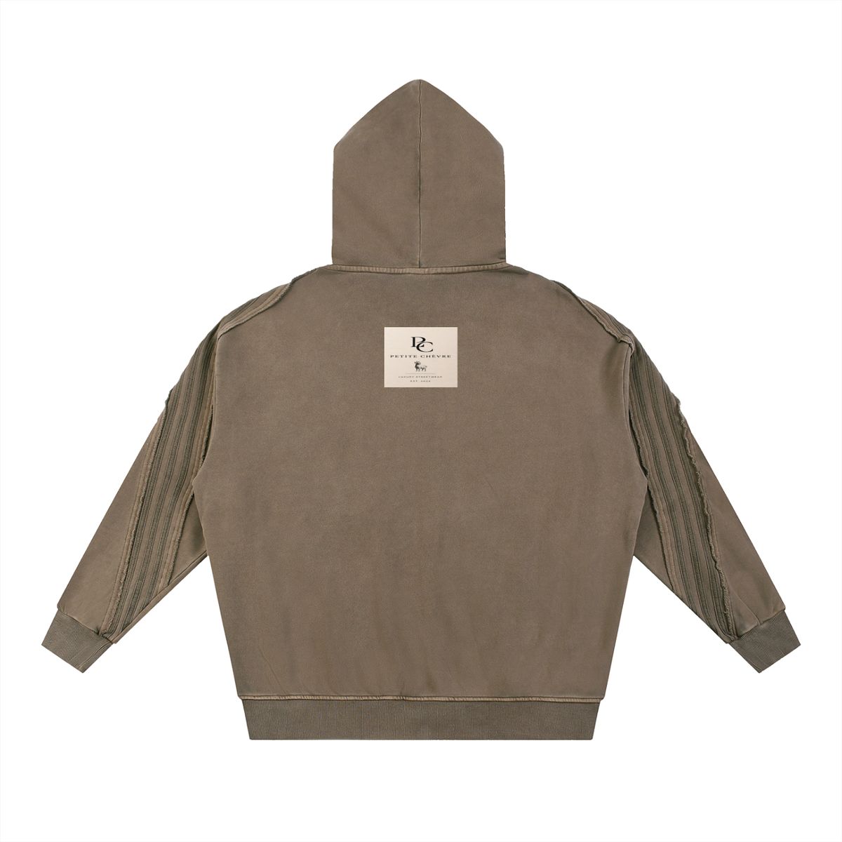 Nothing But Legends - Rien que des légendes - Snow Washed Tape Raw Edge Zip Hoodie