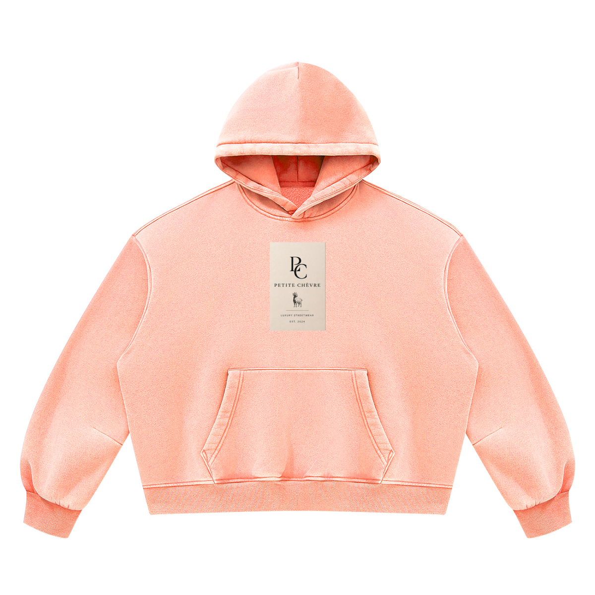 Vintage Wash Boxy Fleece Hoodie (multiple colors)
