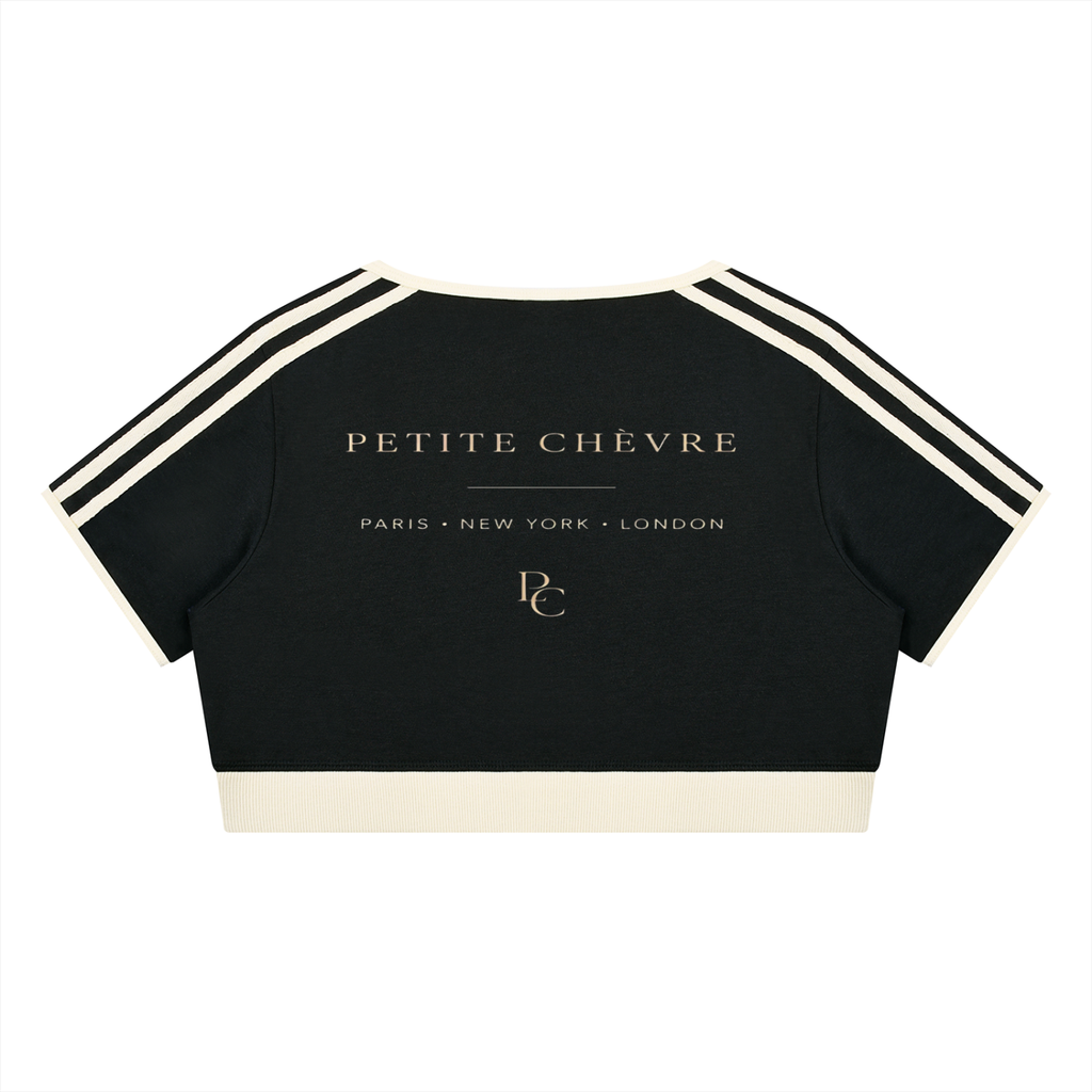 Women’s Color Block Crop T-Shirt