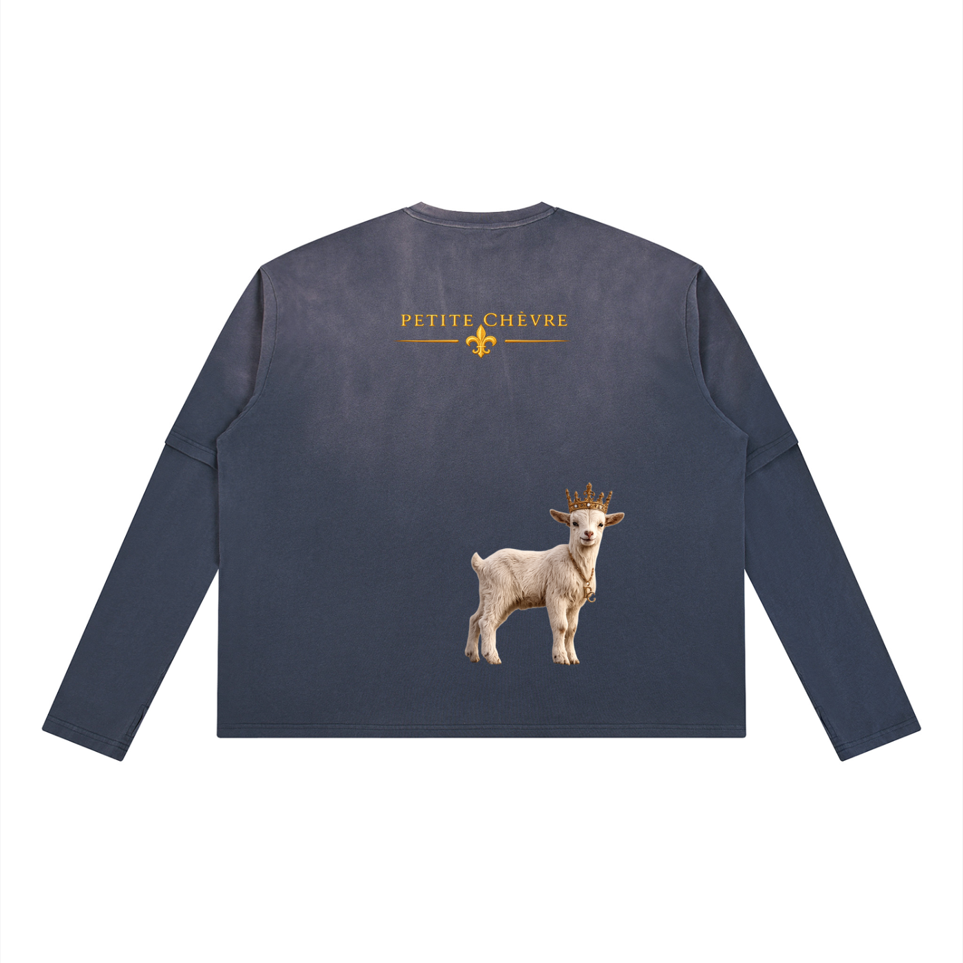 Unisex Vintage Wash Layered T-Shirt