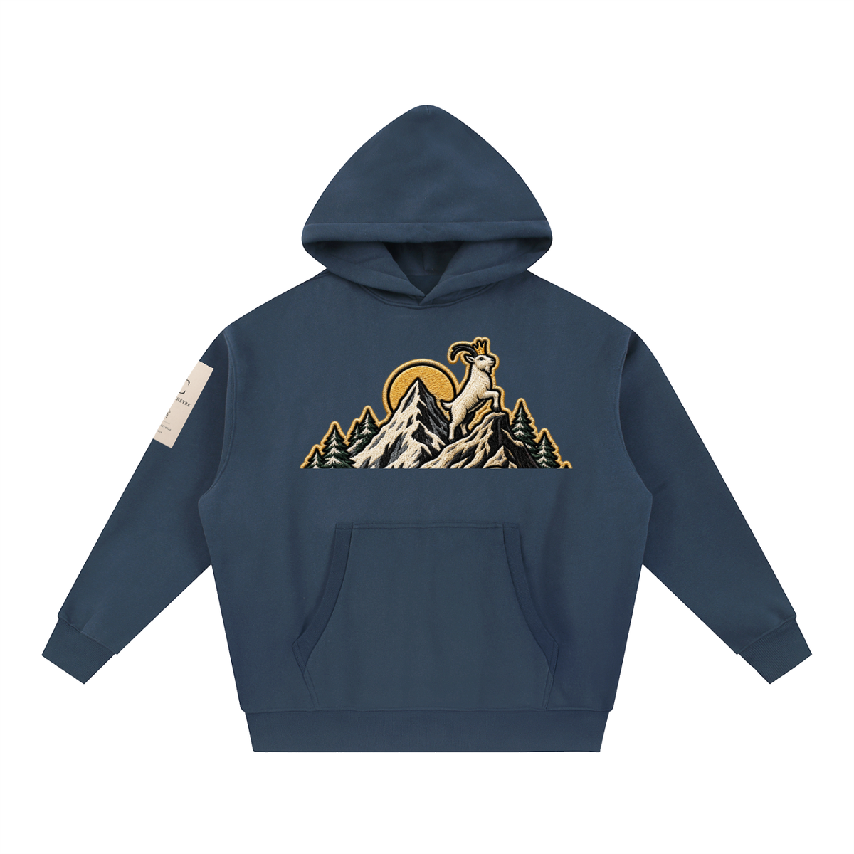 Essential Oversized Boxy Fit Fleece Hoodie