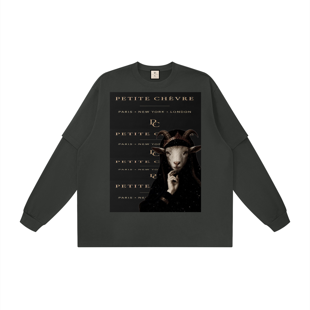 Street Goth Layered Oversized T-Shirt