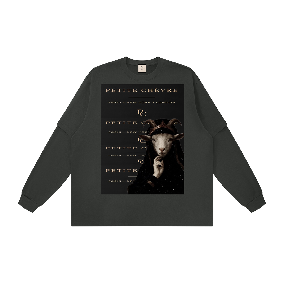 Street Goth Layered Oversized T-Shirt