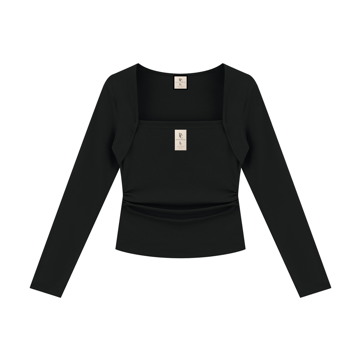 Women's Ruched Long Sleeve T-Shirt