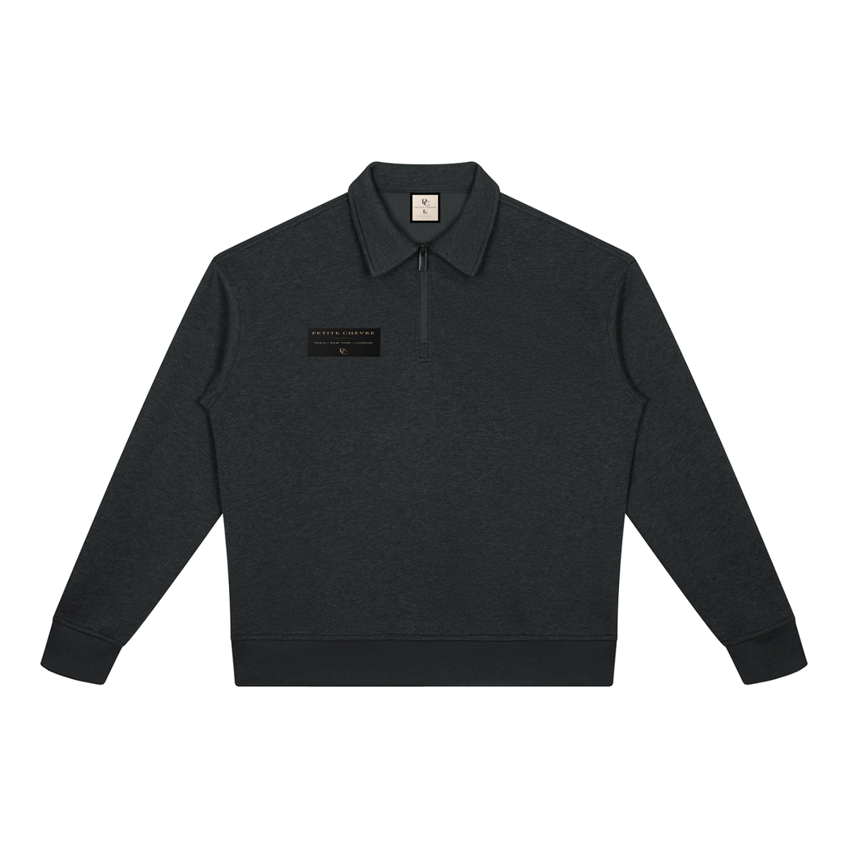 Unisex Boxy Quarter-Zip Sweatshirt