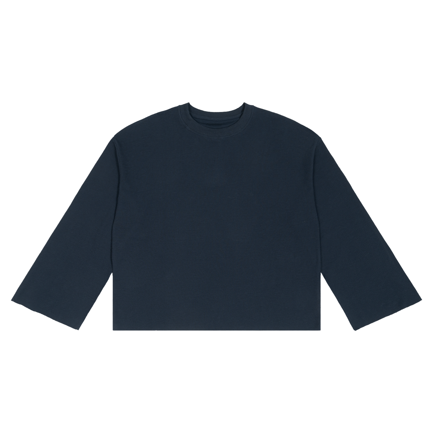 Unisex Waffle Raw Edge T-Shirt