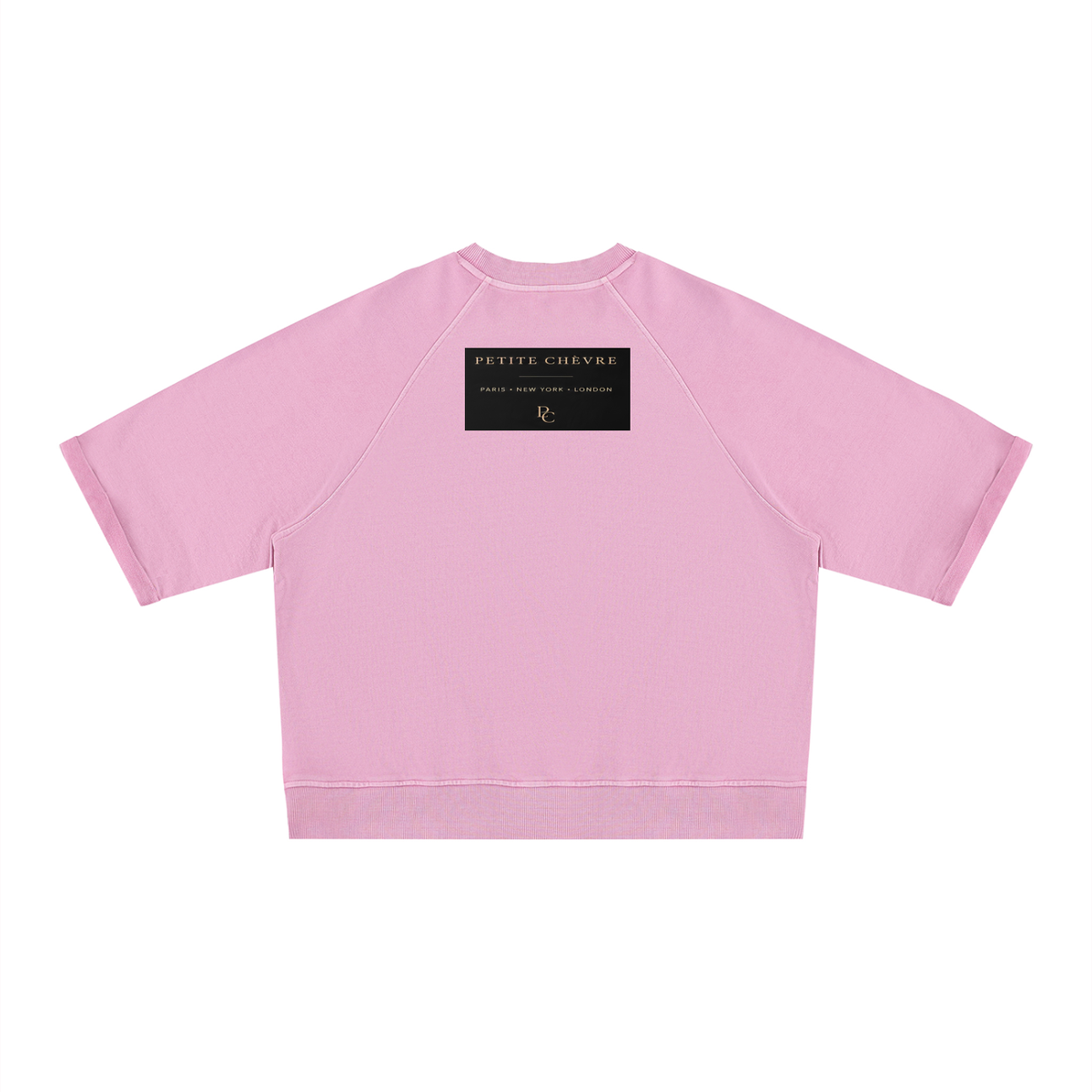 Unisex Vintage Wash Boxy Short Sleeve Sweatshirt