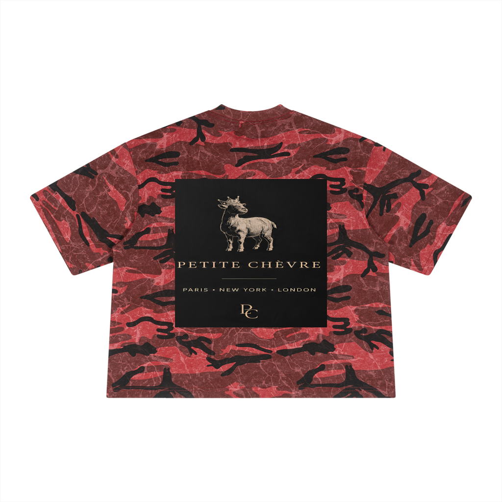 Boxy Camo Print T-Shirt (multiple colors)