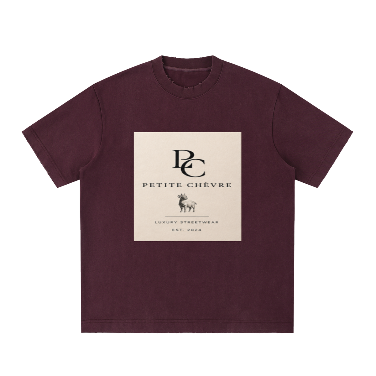 Heavyweight Vintage Washed Frayed T-Shirt