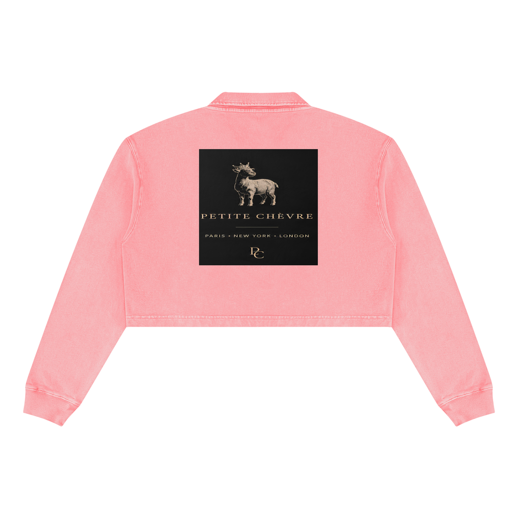 Women’s Vintage Wash Crop Sweatshirt (multiple colors)