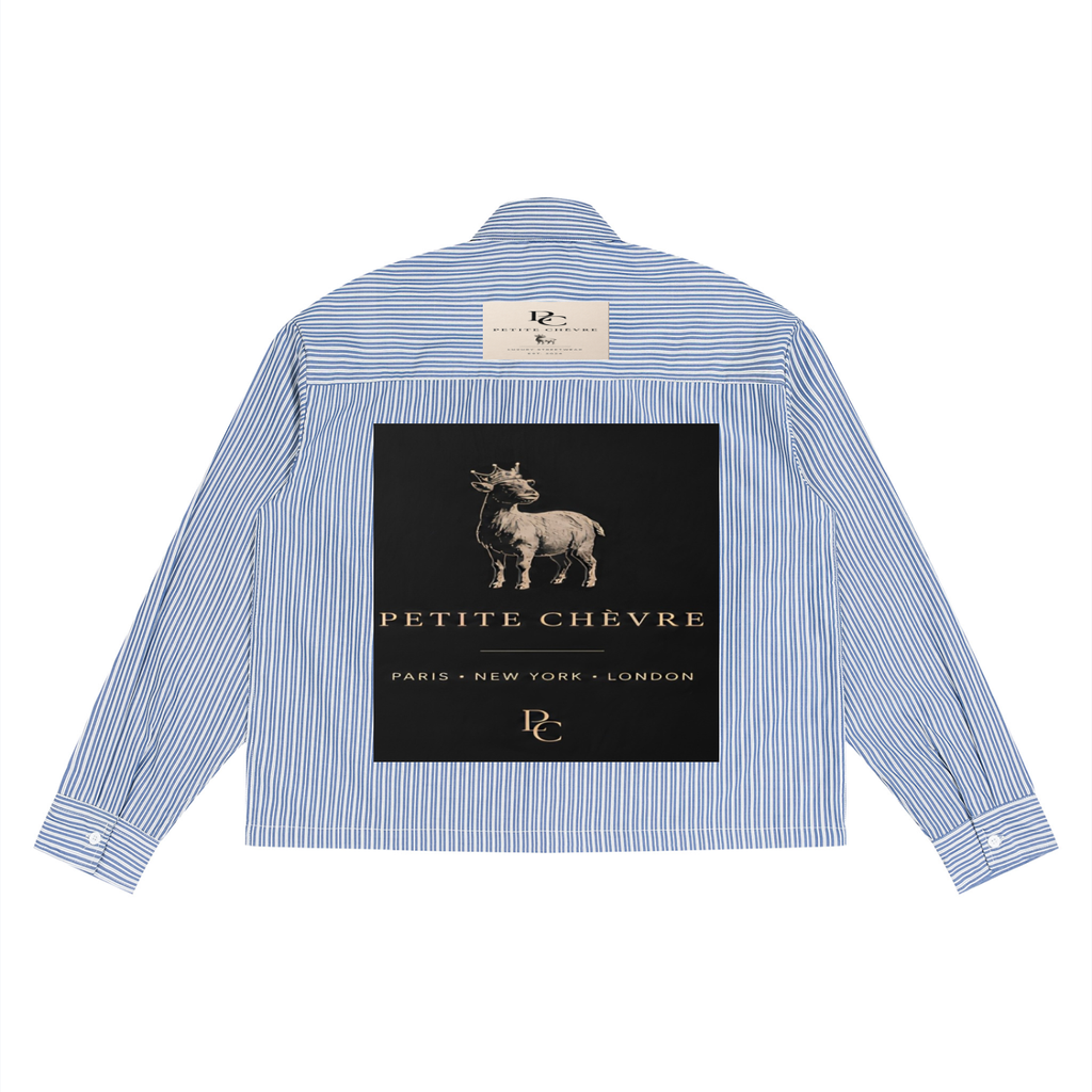 Unisex Boxy Striped Shirt