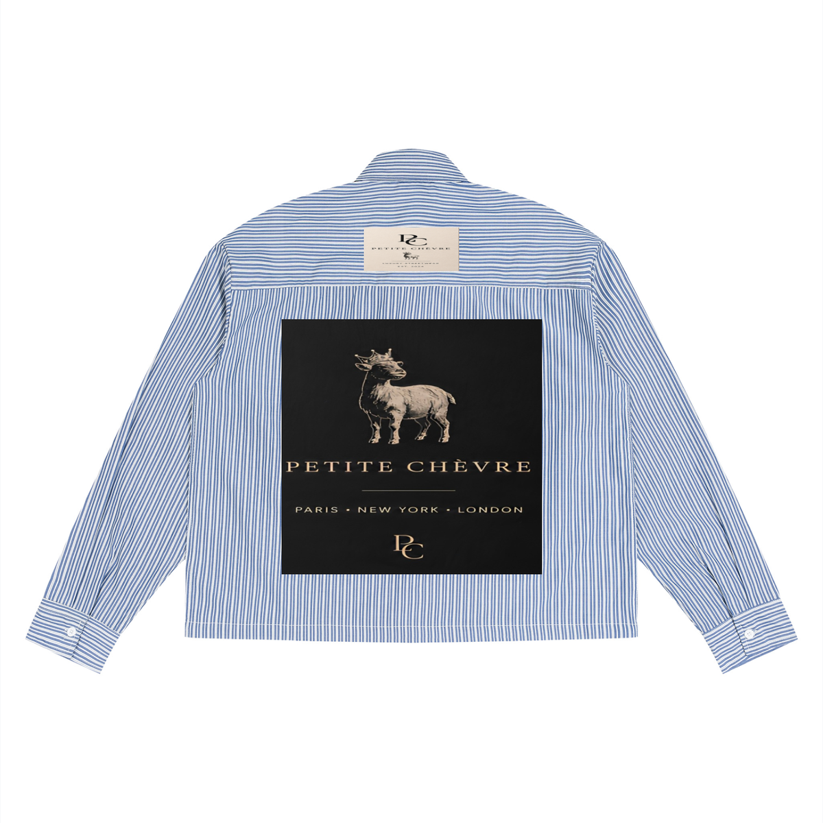 Unisex Boxy Striped Shirt