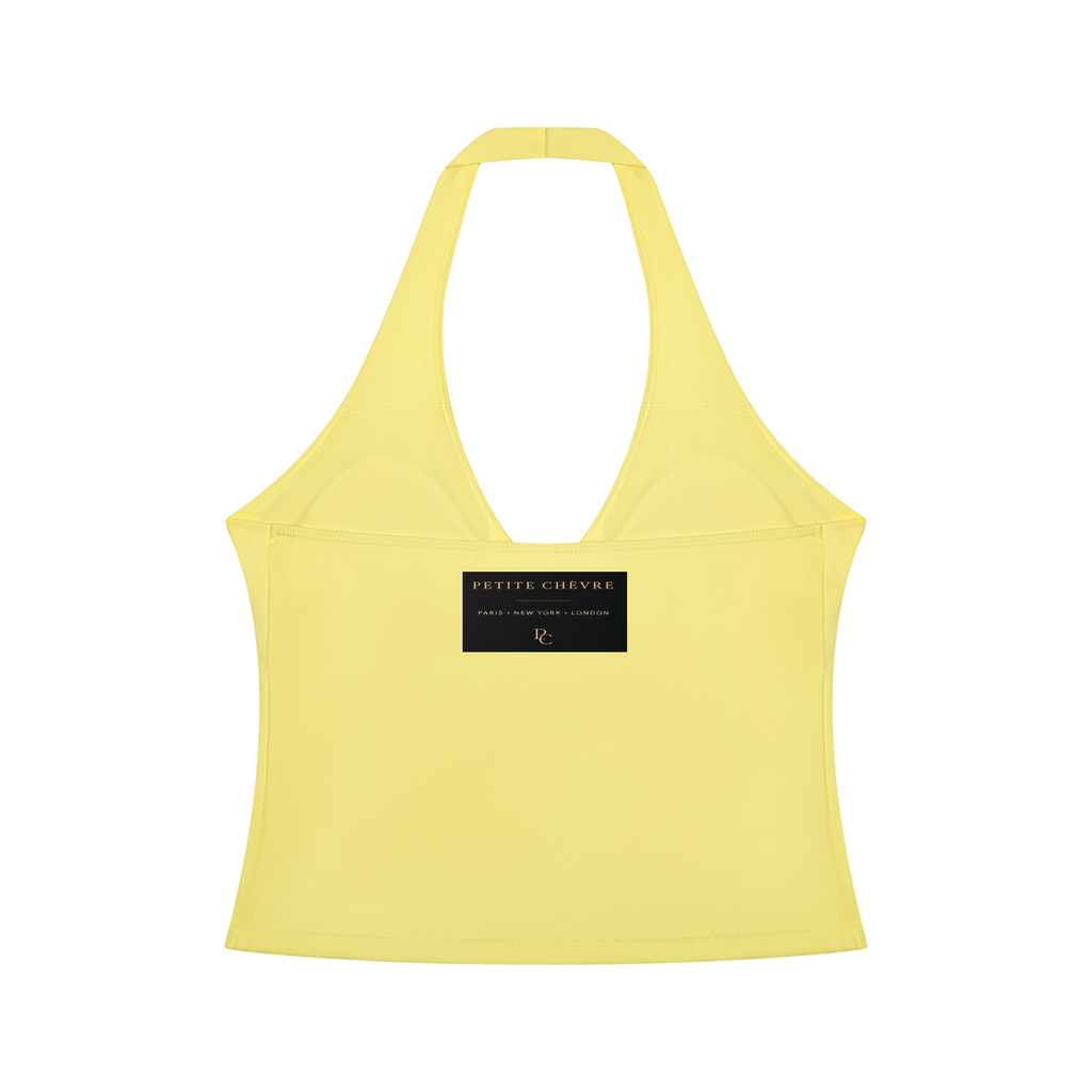 Women’s Ruched Halter Yoga Tank Top