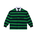 Color Block Stripe Polo Shirt