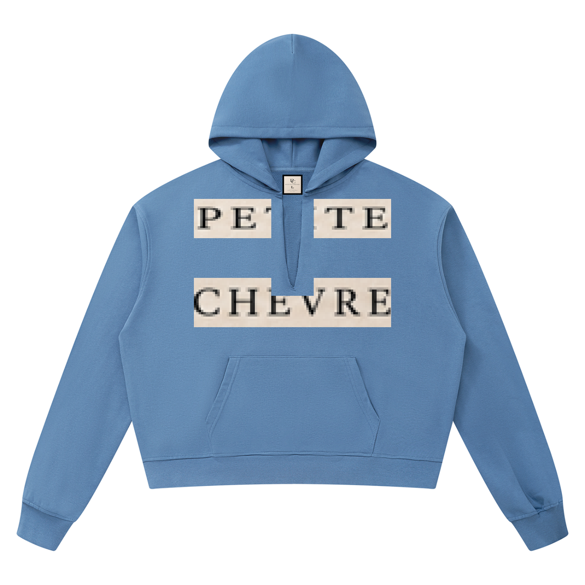 Boxy Raw Edge Hoodie  (multiple colors)