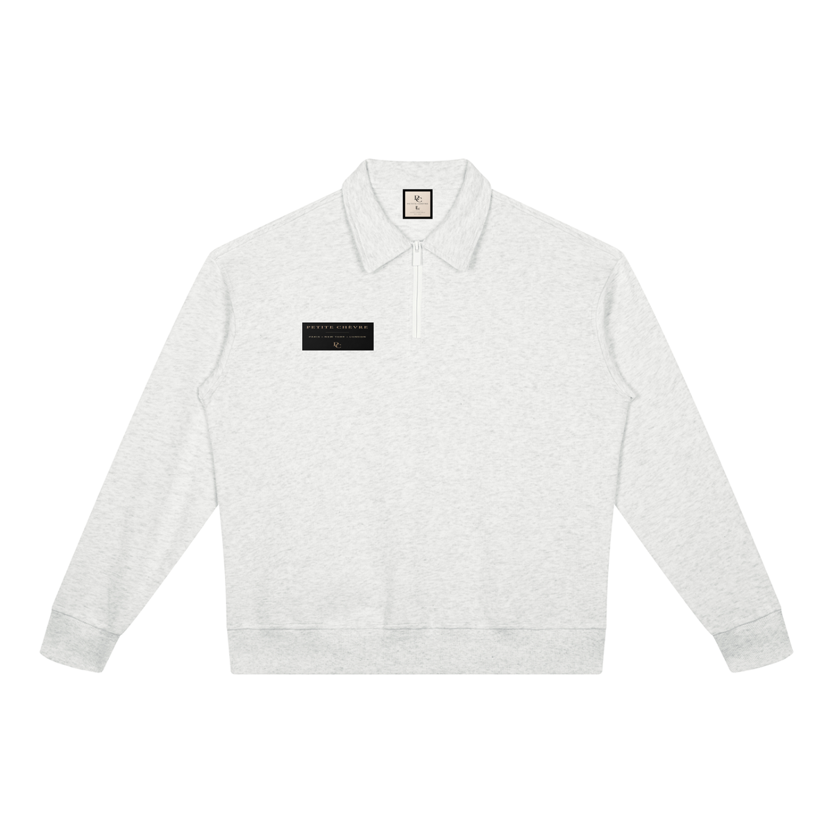 Unisex Boxy Quarter-Zip Sweatshirt