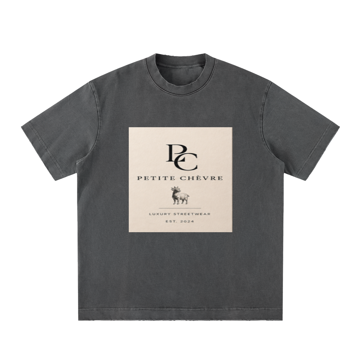 Heavyweight Vintage Washed Frayed T-Shirt