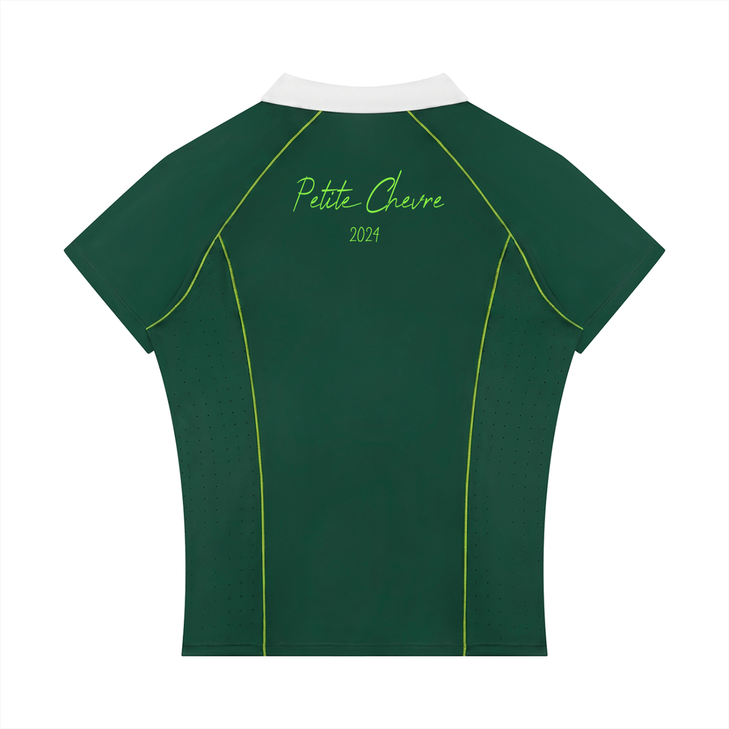 Women’s Slim Fit Quarter-Zip Polo Shirt