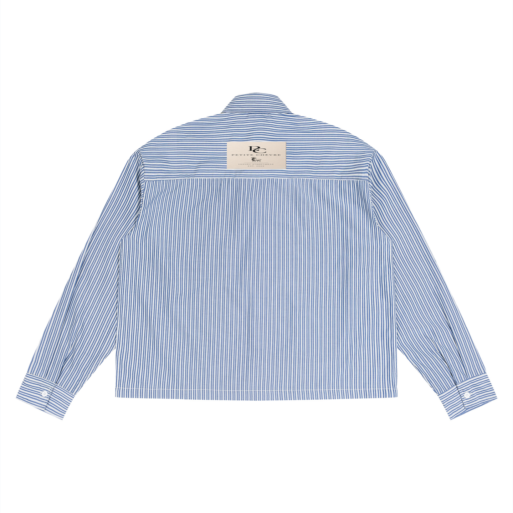 Unisex Boxy Striped Shirt