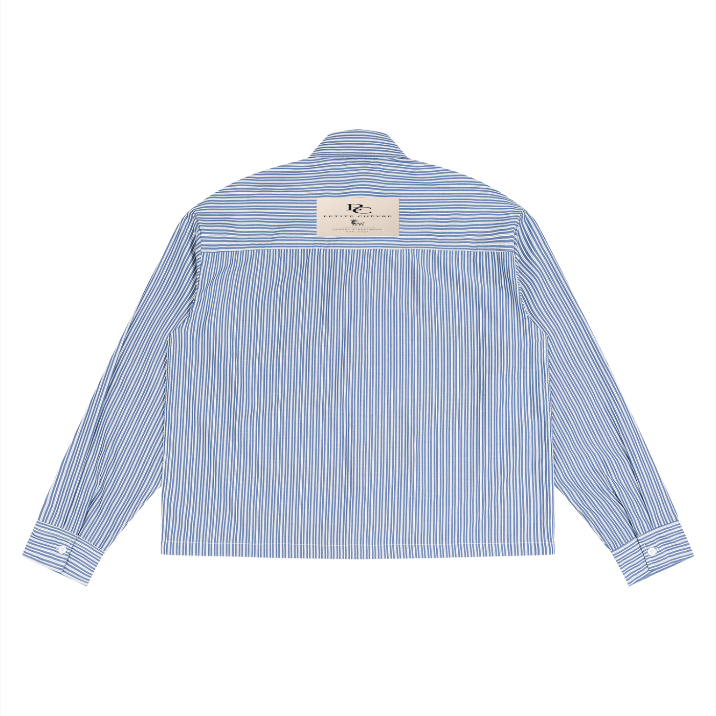 Unisex Boxy Striped Shirt
