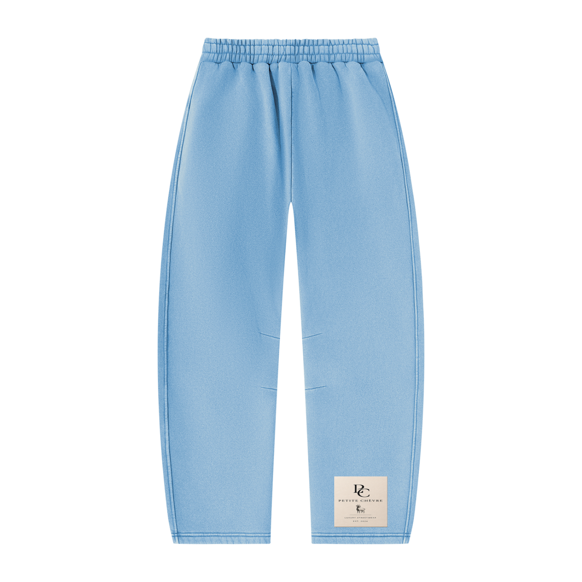 Unisex Vintage Wash Barrel Leg Fleece Sweatpants (multiple colors)