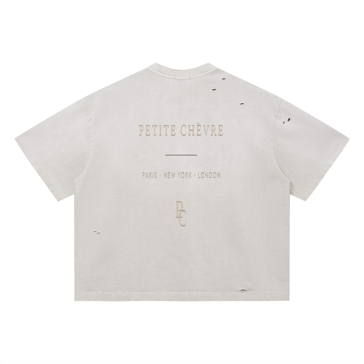 King of cups Washed Distressed Boxy Oversized T-Shirt